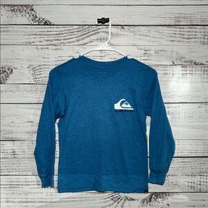 Quiksilver Kids Blue Long Sleeve Tee Small NWT